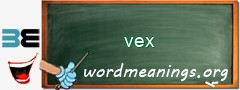 WordMeaning blackboard for vex